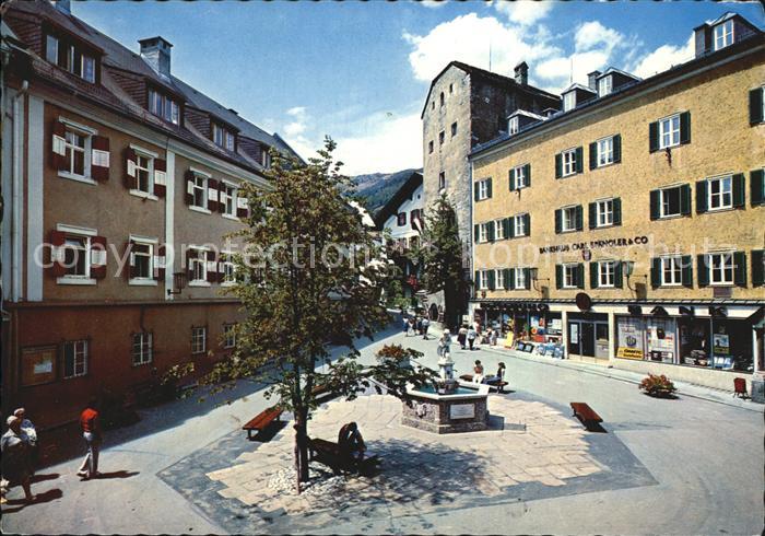 Zell See Hauptplatz Brunnen Perle des Pinzgaus