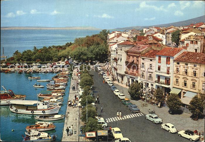 Crikvenica Kroatien Uferstrasse Hafen