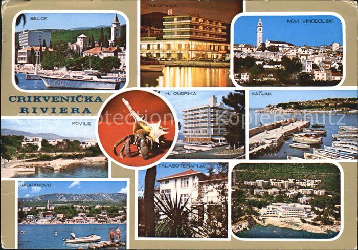 Crikvenica Kroatien und Umgebung Kuestenorte