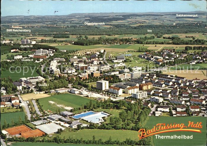Bad Fuessing Thermalheilbad Fliegeraufnahme