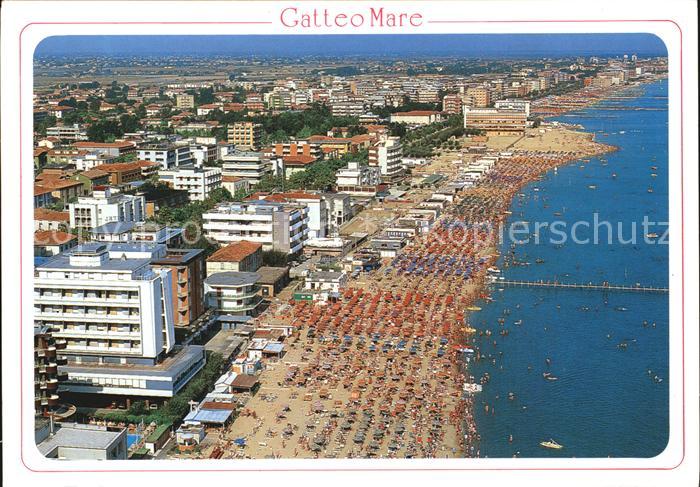Gatteo Mare Villamarina Spiaggia e alberghi veduta aerea