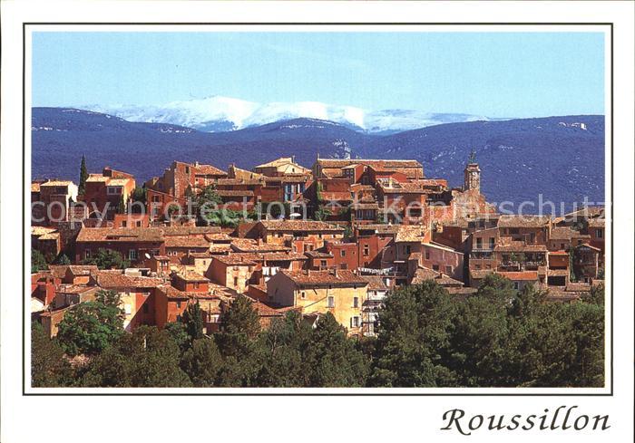 Roussillon Vaucluse Panorama Berge