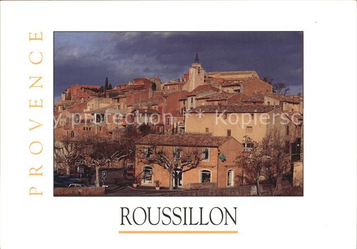 Roussillon Vaucluse Ortsansicht