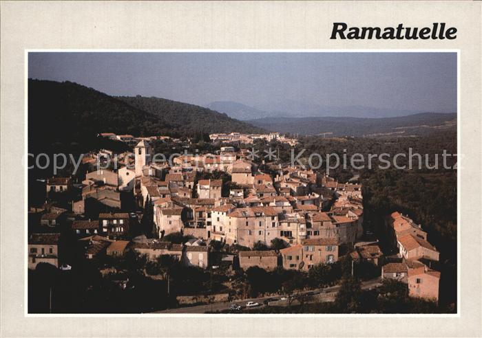 Ramatuelle Vue generale aerienne au loin Roche des