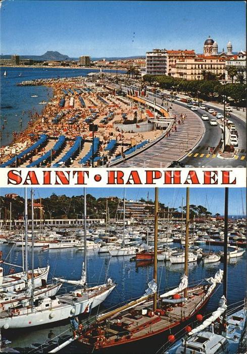 Saint-Raphael Var Plage Nouveau Port Strand Yachthafen