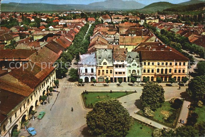 Bistrita Blick ueber die Stadt