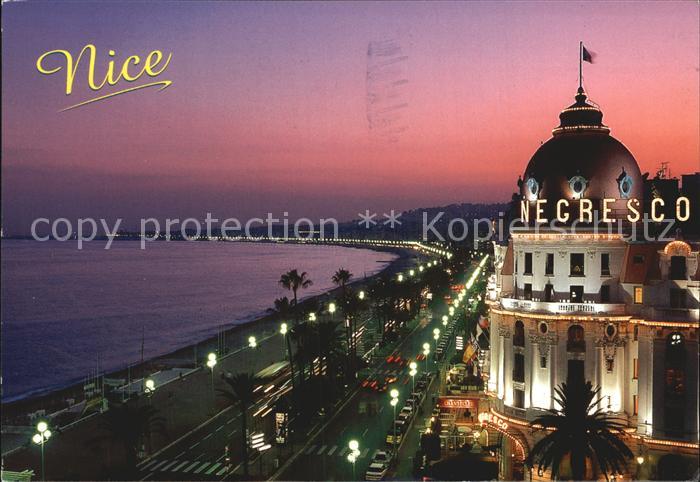 Nice Alpes Maritimes Promenade des Anglais Il Negresco Cote d Azur