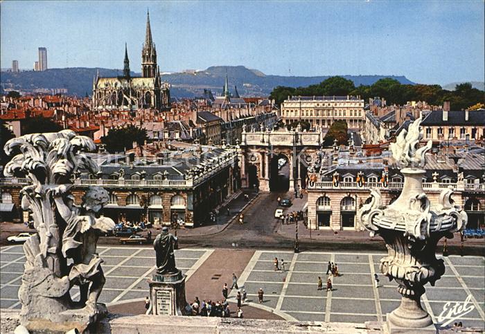 Nancy Lothringen Vus des toits de l_Hotel de ville Place