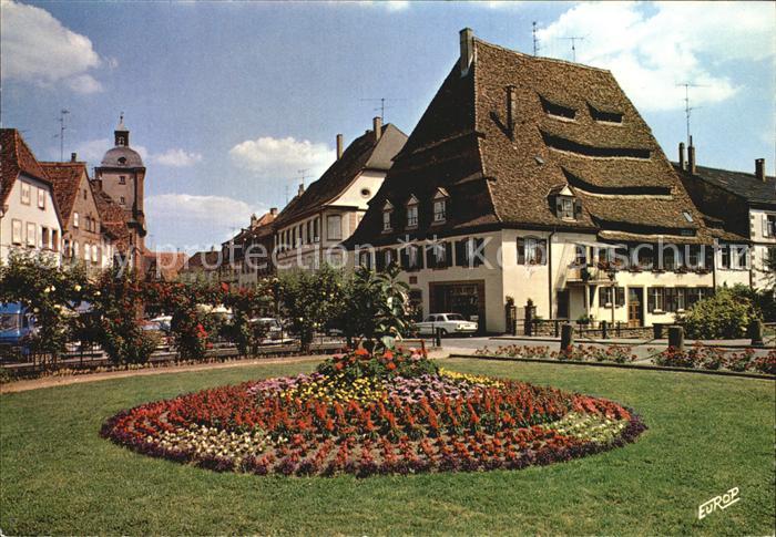 Wissembourg Quai Anselmann avec la Maison du Sel