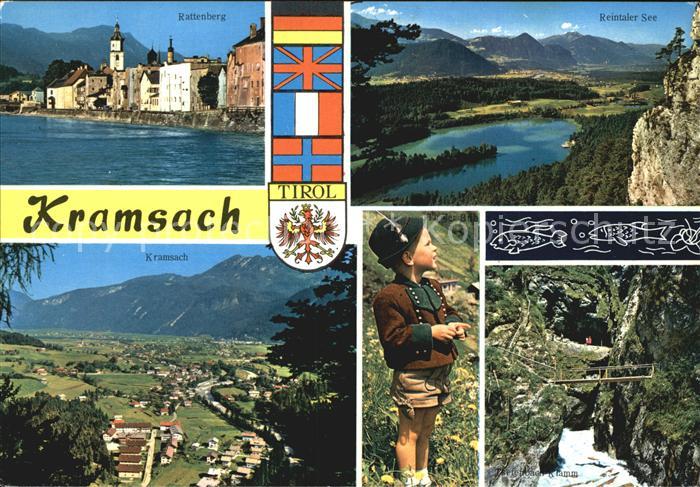 Kramsach Rattenberg Reintaler See Alpen Kind Trachten Schlucht