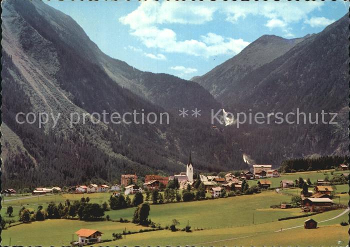 Krimml mit den groessten Wasserfaellen Europas