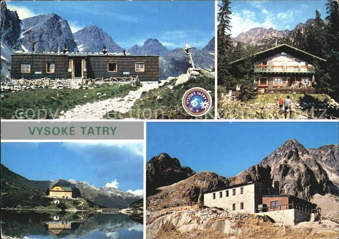 Vysoke Tatry Zbojnicka chata Chata kpt Nalepku Brncalova chata Teryho chata Hohe