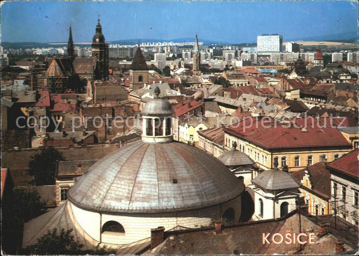 Kassa Kosice Kaschau Slovakia historicke jadro Blick ueber die Stadt