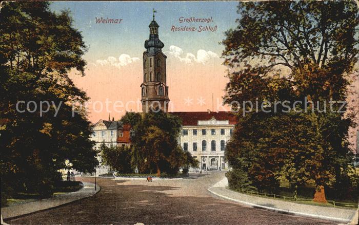 Weimar Thueringen Residenzschloss