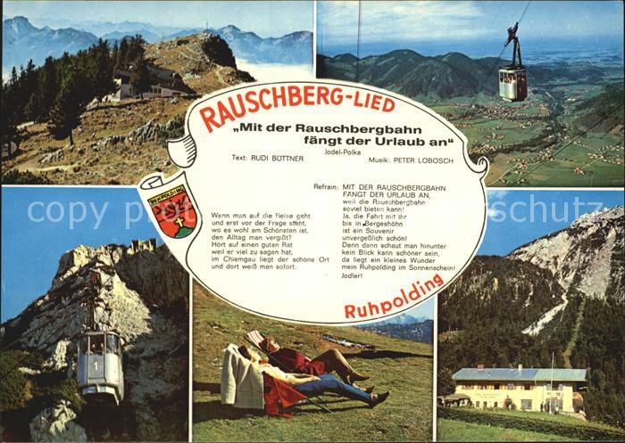 Ruhpolding Bayern Rauschberglied Seilbahn