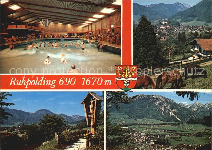 Ruhpolding Bayern Schwimmbad Pferde