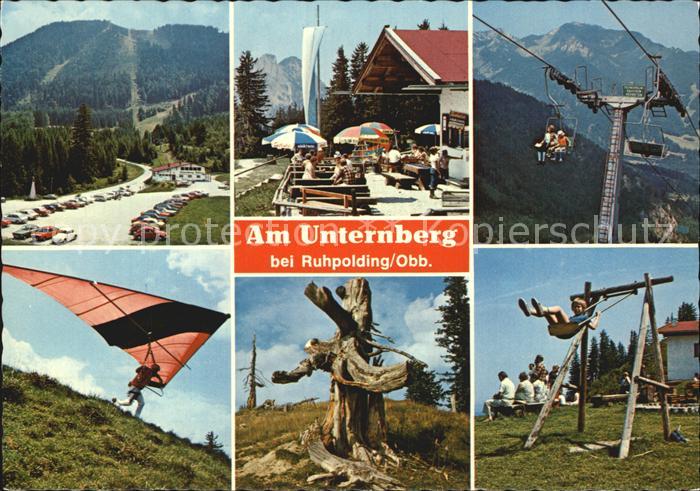 Ruhpolding Bayern Unterberg Seilbahn Drachenfliegen