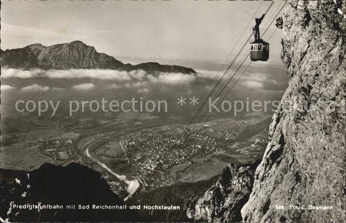 Bad Reichenhall Predigtstuhlbahn und Hochstaufen