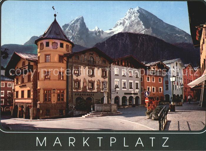BERCHTESGADEN Bayern Marktplatz