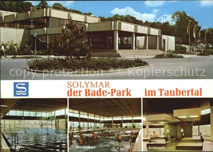 Mergentheim Bad Badepark Solymar im Taubertal
