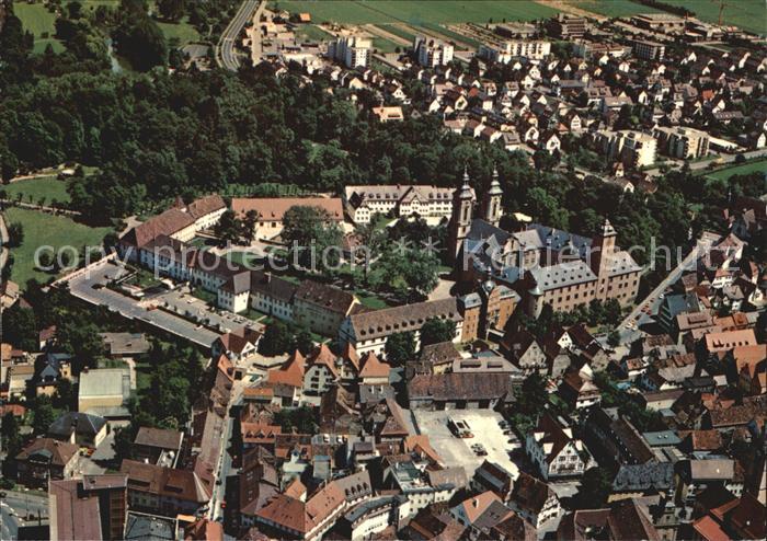 Bad Mergentheim Fliegeraufnahme Deutsch-Ordensschloss
