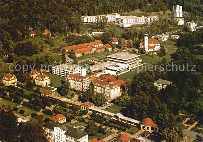 Bad Brueckenau Fliegeraufnahme Kurpark Kurhaus Hartwald-Kurklinik