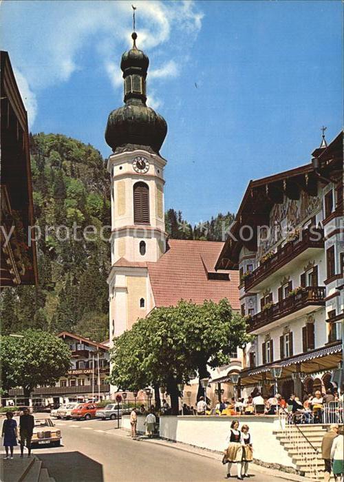 Reit Winkl Partie an der Kirche