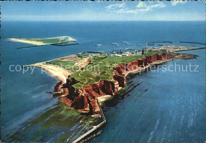 HELGOLAND Insel Schleswig-Holstein Fliegeraufnahme