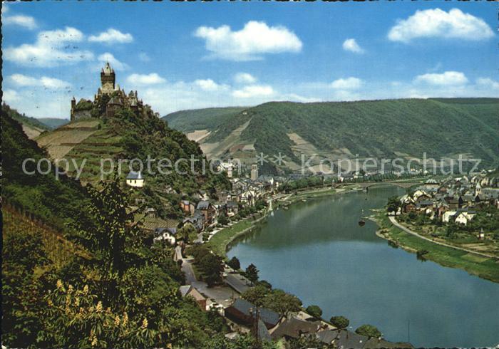 Cochem Mosel Mosel mit Burg Cochem