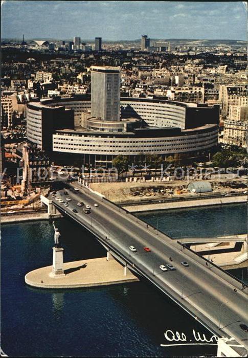 Paris La Maison de la Radio Fliegeraufnahme