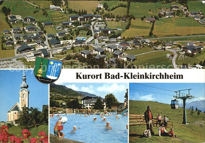 Bad Kleinkirchheim Kaernten Freibad Seilbahn Fliegeraufnahme