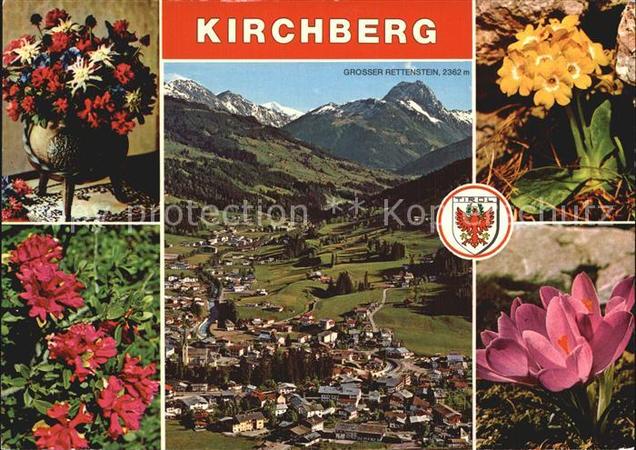 Kirchberg Tirol Fliegeraufnahme Blumen