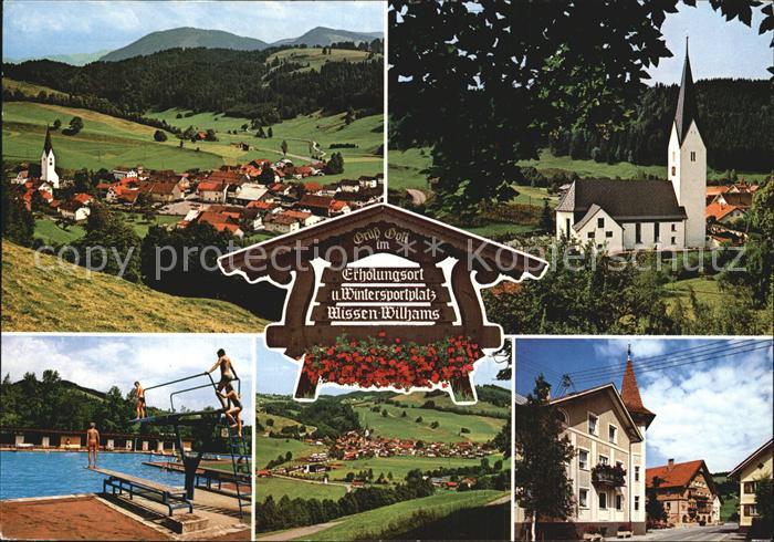 Wilhams Missen Kirche Ortspartie Freibad