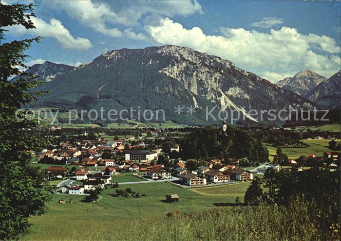 Ruhpolding Bayern mit Rauschberg und Sonntagshorn