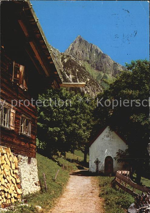 Gerstruben Kapelle mit Hoefats