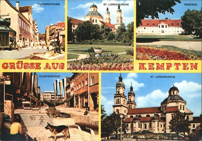 Kempten Allgaeu Residenz Fischerstrasse Klostersteige