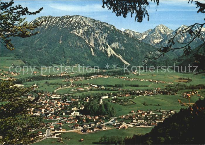 Ruhpolding Bayern mit Rauschberg und Sonntagshorn