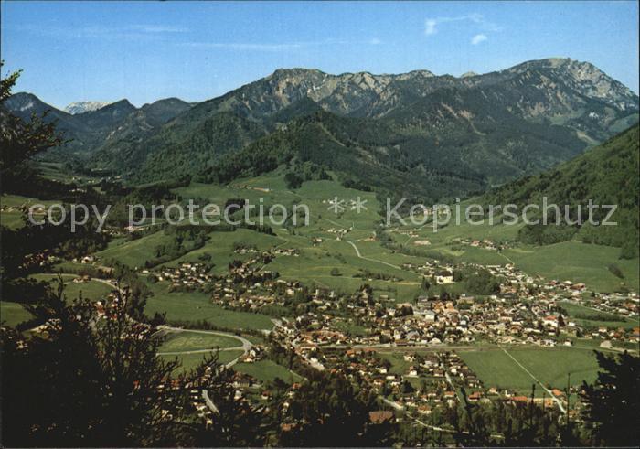 Ruhpolding Bayern mit Hochfelln Kaisergebirge