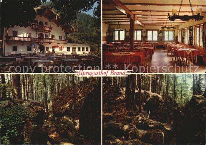 Ruhpolding Bayern Alpengasthof Brand