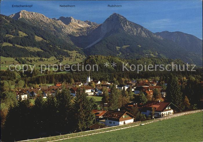 Fischen Allgaeu mit Entschenkopf Nebelhorn Rubihorn