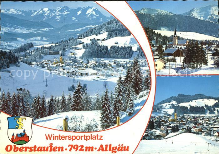 Oberstaufen Oberallgaeu Bayern im Winter