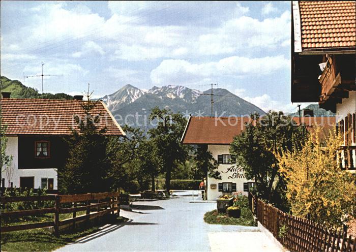 Unterwoessen Auschuster Stueberl mit Geigelstein