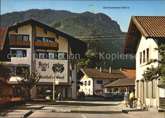 Unterwoessen Dorfpartie mit Gscheuerwand