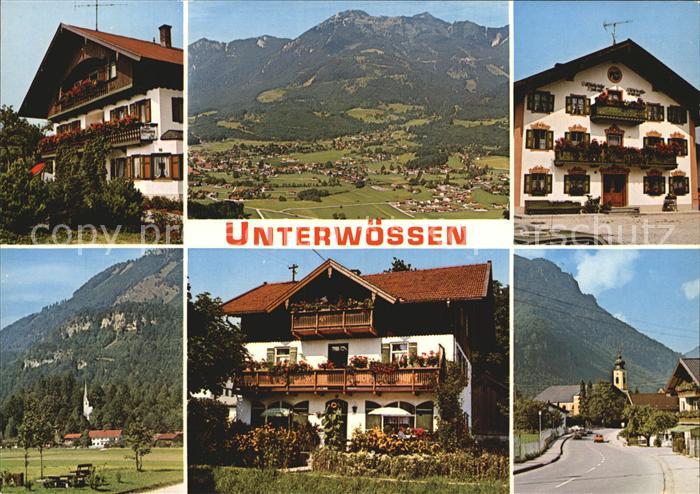 Unterwoessen Ortspartie Bauernhaeuser