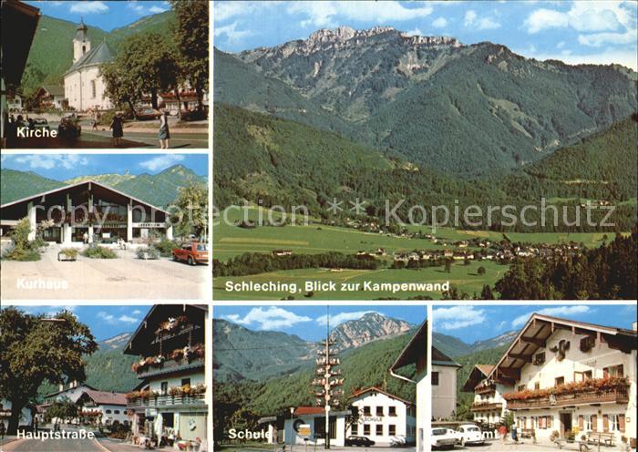 Schleching mit Kampenwand Hauptstrasse Kurhaus