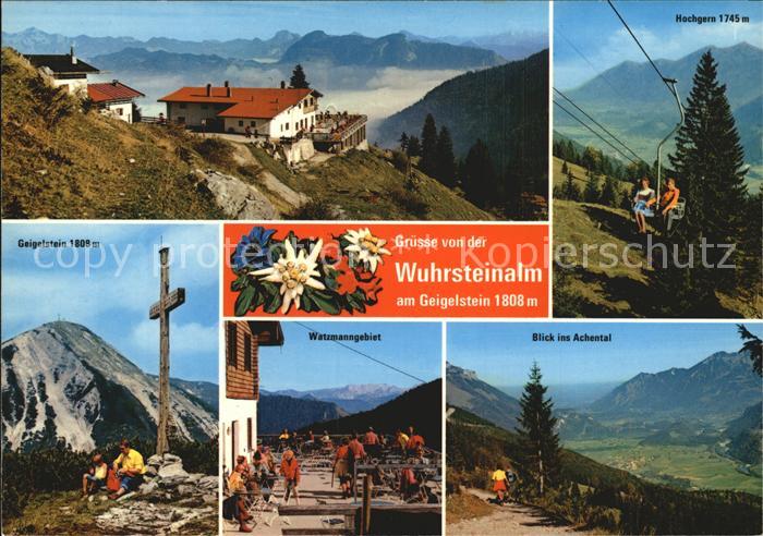 Achental Traunstein Wuhrsteineralm Hochgern Geigelstein Watzmann