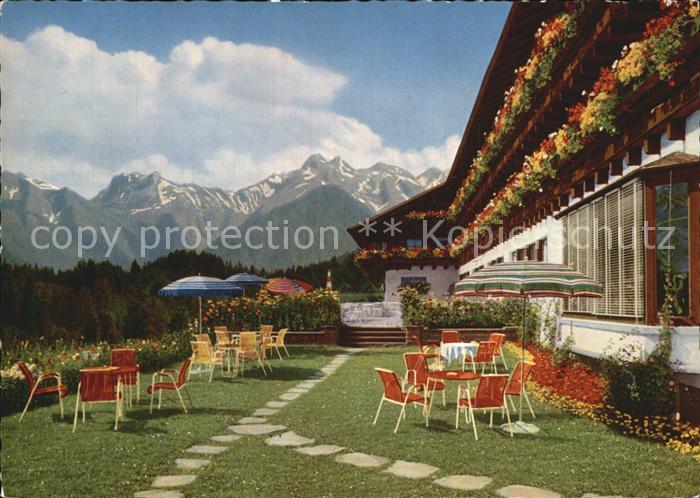 Sonthofen Oberallgaeu Allgaeuer Berghof mit Alpe Eck