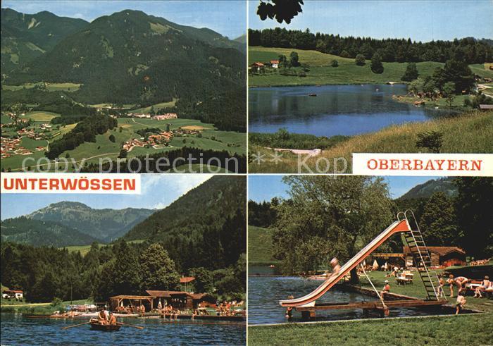 Unterwoessen Freibad See Fliegeraufnahme