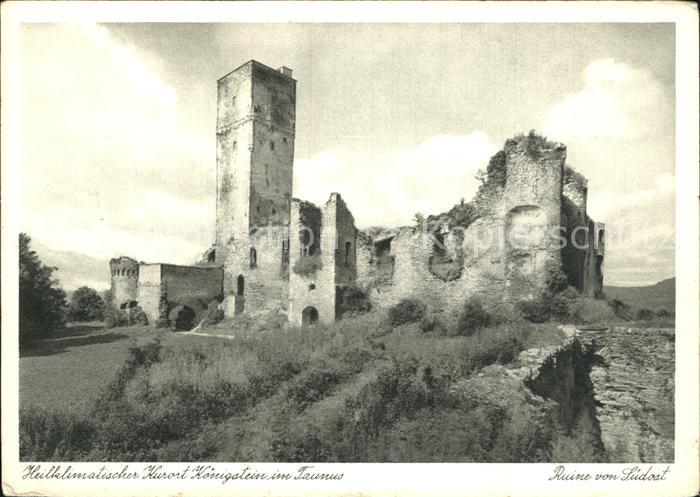 Koenigstein Taunus Ruine von Suedost