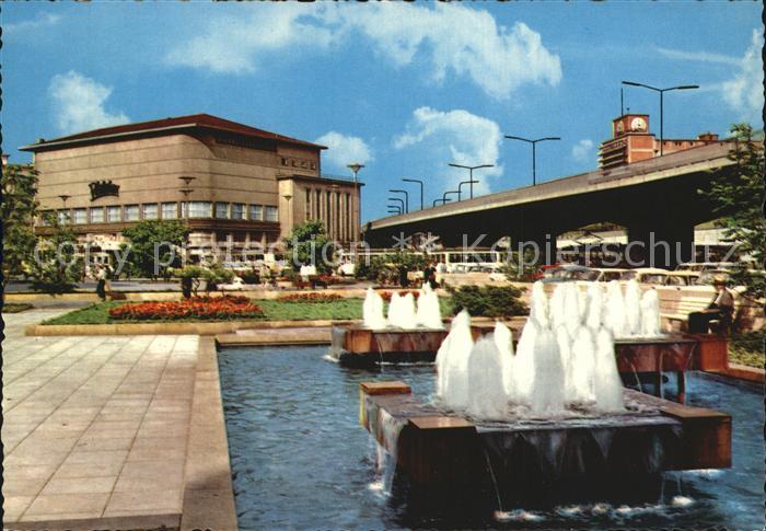 Ludwigshafen Rhein Berliner Platz Brunnen